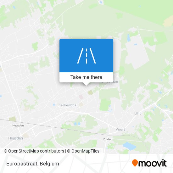 Europastraat map