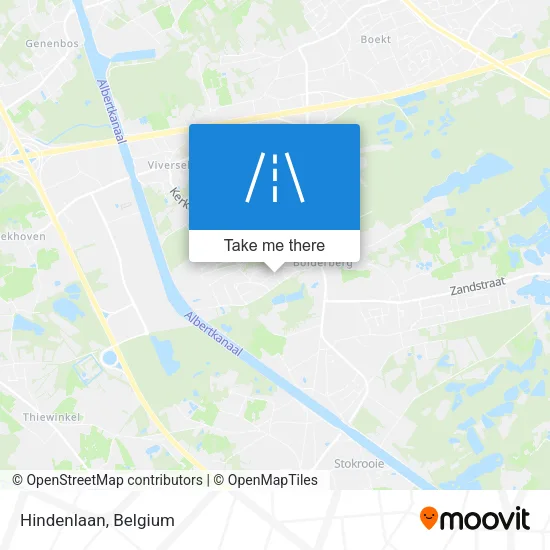 Hindenlaan map