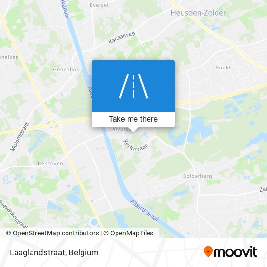 Laaglandstraat map