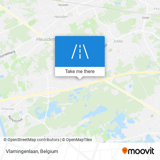 Vlamingenlaan map