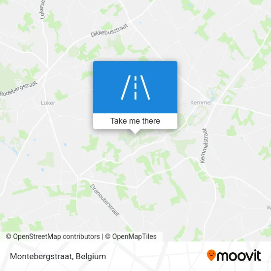 Montebergstraat map