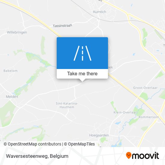 Waversesteenweg map