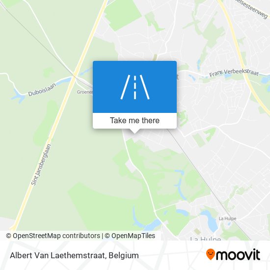 Albert Van Laethemstraat map