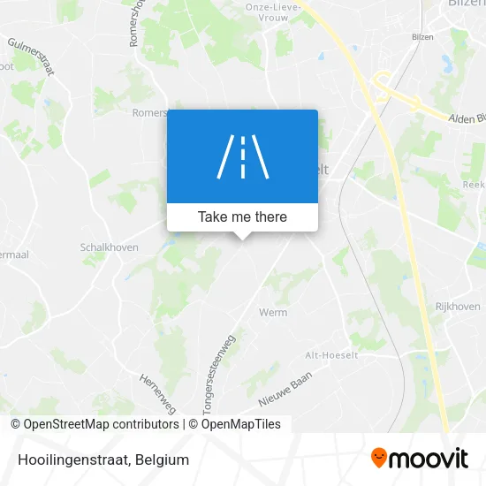 Hooilingenstraat map