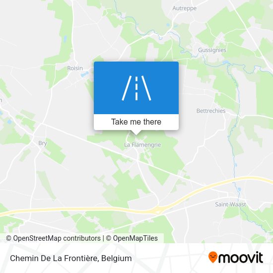 Chemin De La Frontière map