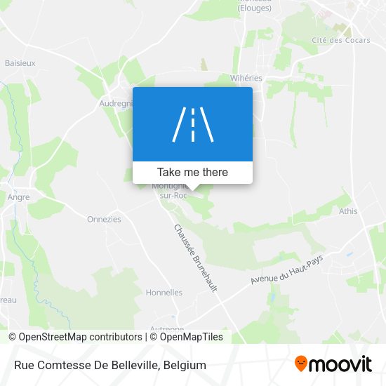 Rue Comtesse De Belleville map