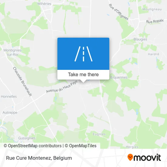 Cure Montenez Street map