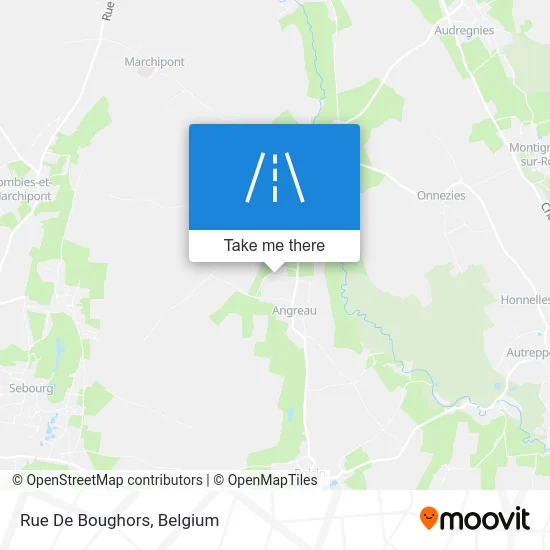 De Boughors Street map