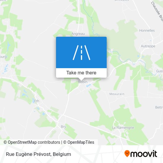 Rue Eugène Prévost plan