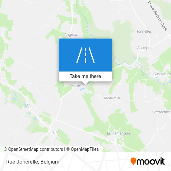 Joncrelle Street map