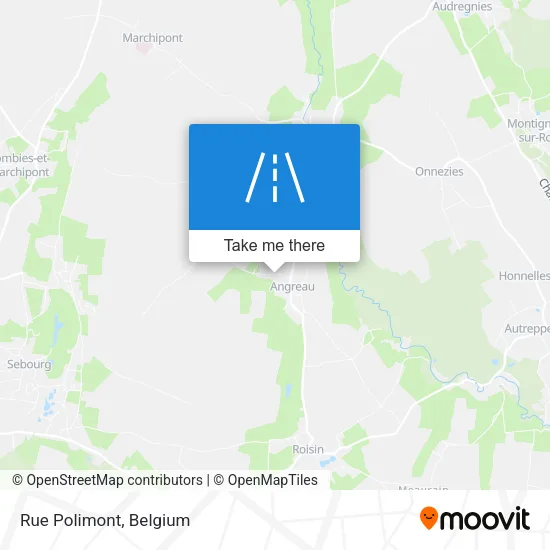 Rue Polimont map
