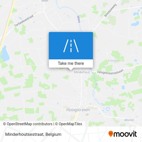 Minderhoutsestraat map