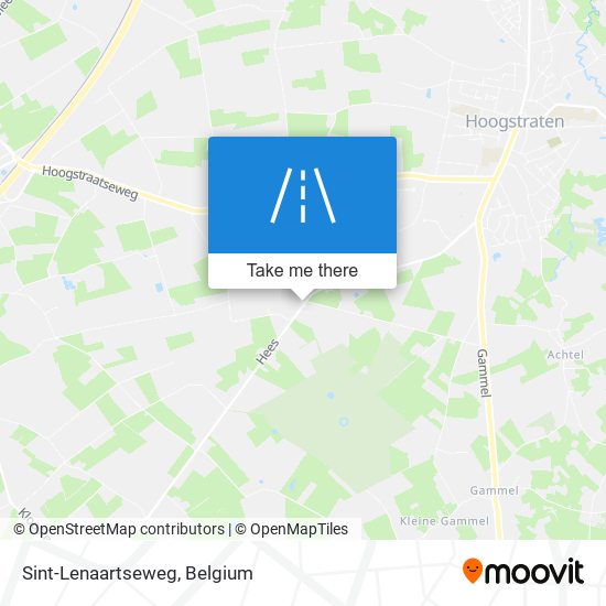 Sint-Lenaartseweg map