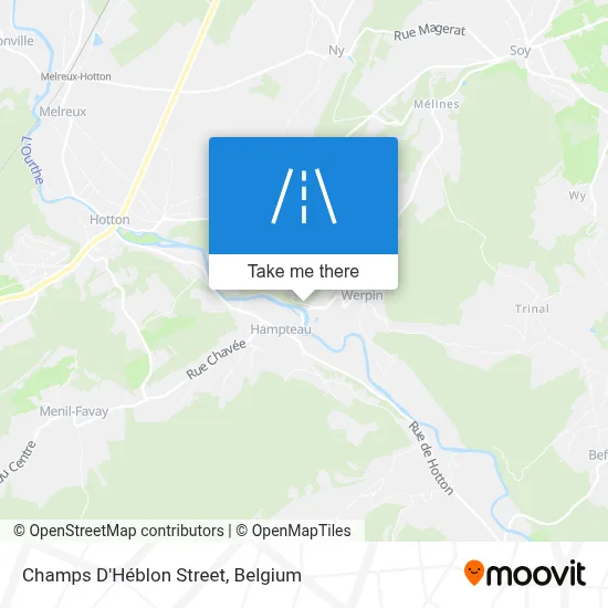 Champs D'Héblon Street map