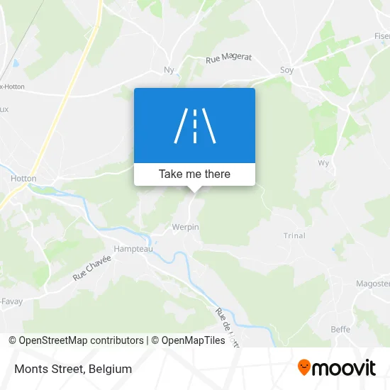Monts Street map
