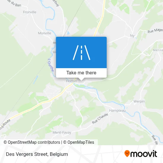 Des Vergers Street map