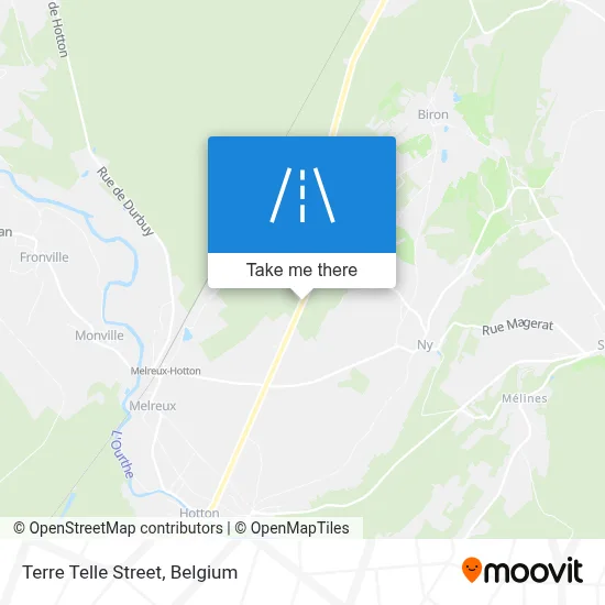 Terre Telle Street map