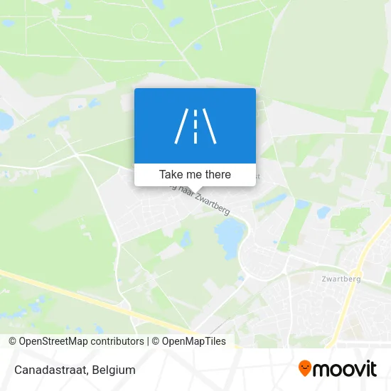 Canadastraat map