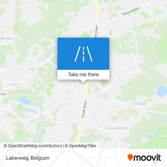 Lakerweg map