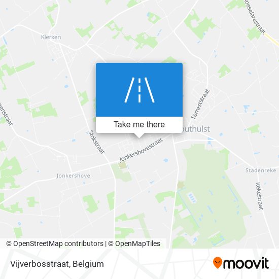 Vijverbosstraat map