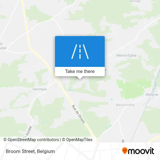 Broom Street map