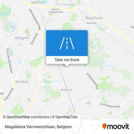 Magdalena Vermeeschlaan map