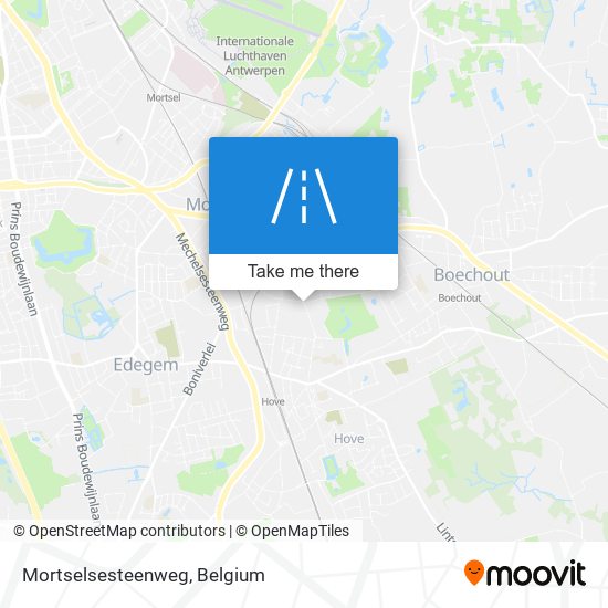 Mortselsesteenweg map
