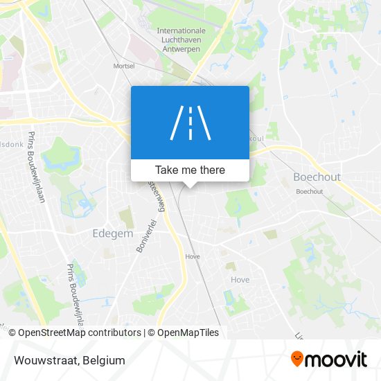 Wouwstraat map