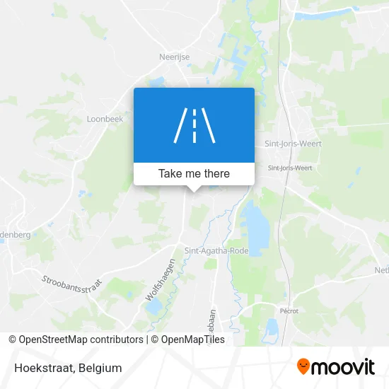 Hoekstraat map