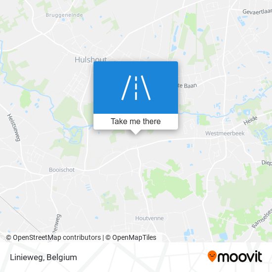 Linieweg map