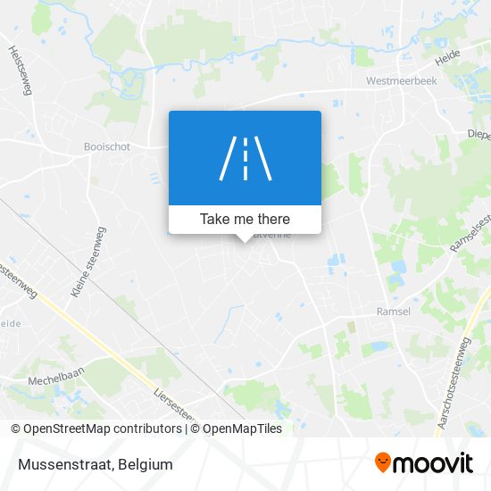 Mussenstraat map