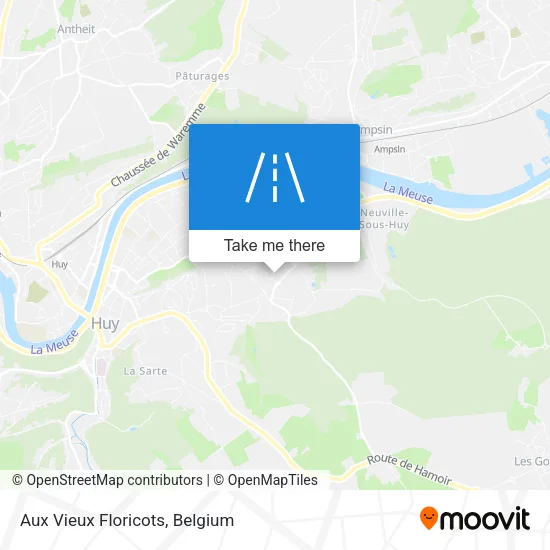 Aux Vieux Floricots map