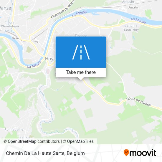 Chemin De La Haute Sarte plan