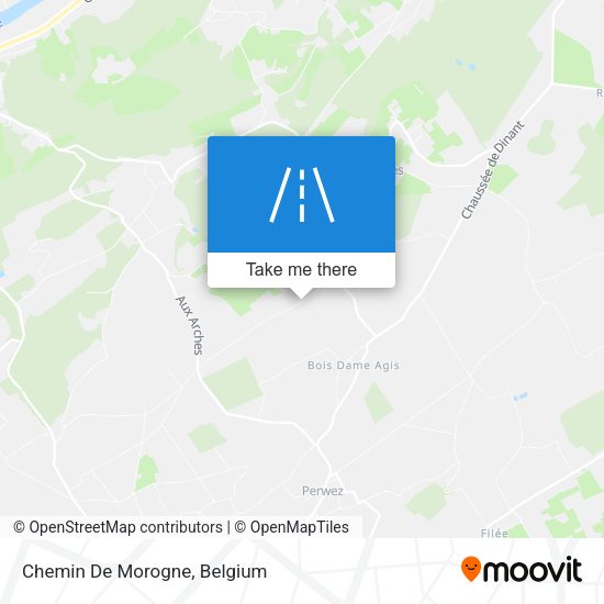 Chemin De Morogne map