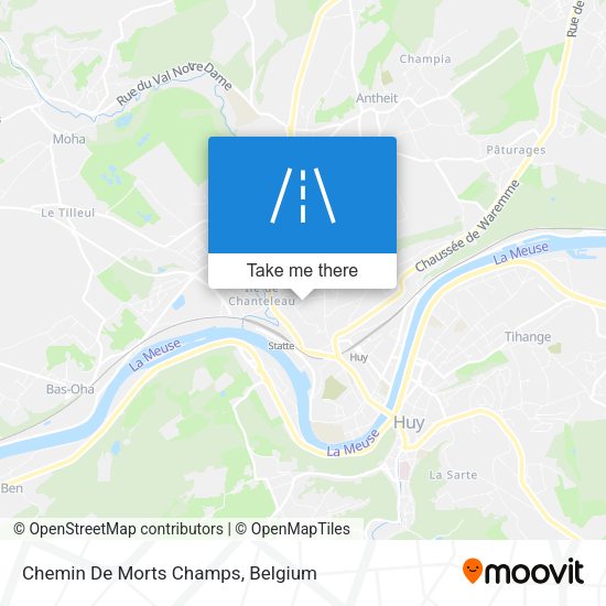 Chemin De Morts Champs plan