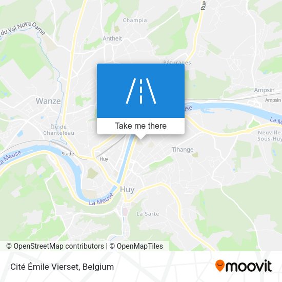 Cité Émile Vierset map