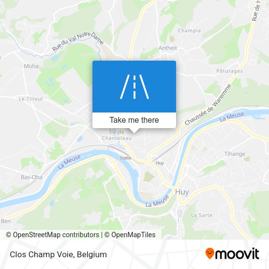 Clos Champ Voie map