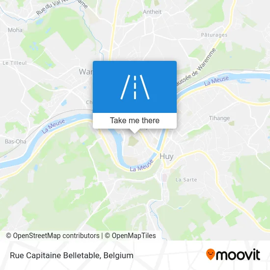 Captain Belletable Street map