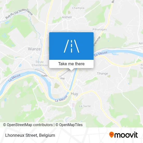 Lhonneux Street map