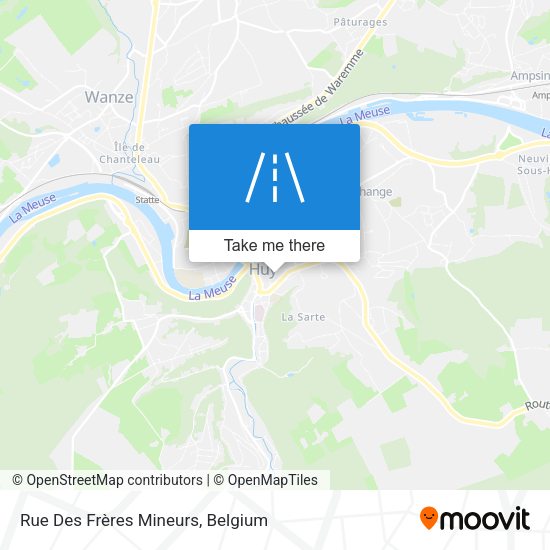 Rue Des Frères Mineurs plan