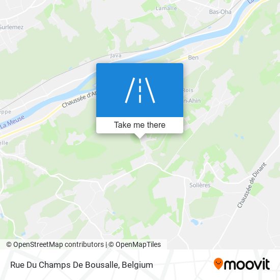 Rue Du Champs De Bousalle map