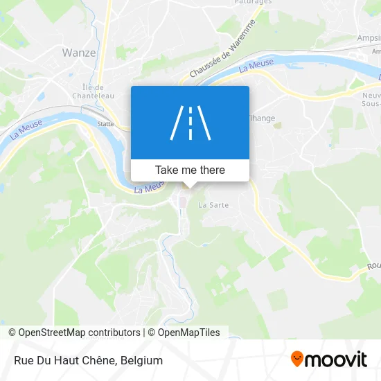 Road of the High Oak map