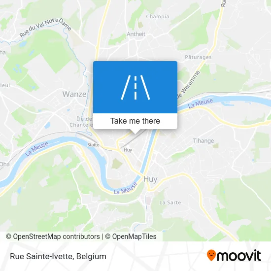 Sainte-Ivette Street map