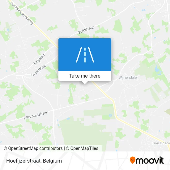 Hoefijzerstraat map