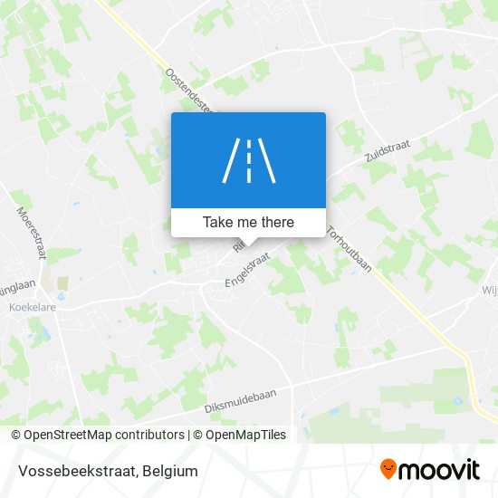 Vossebeekstraat map