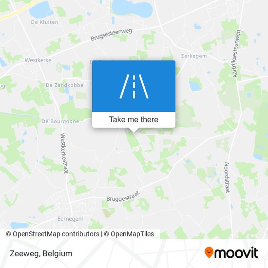 Zeeweg map