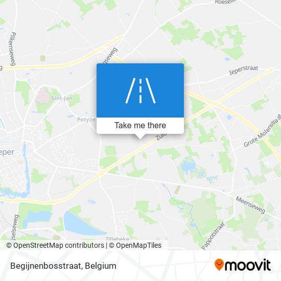 Begijnenbosstraat map