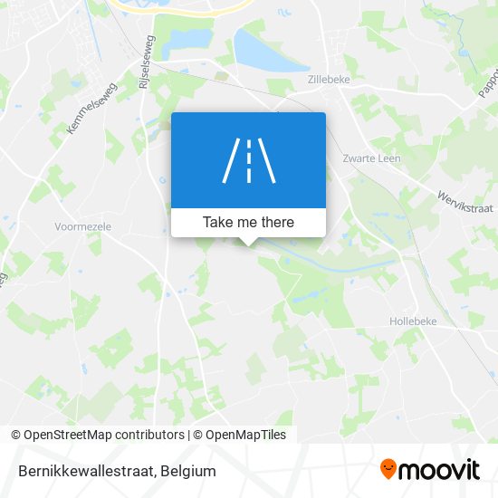 Bernikkewallestraat map