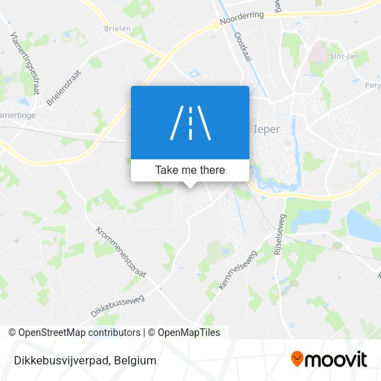 Dikkebusvijverpad plan