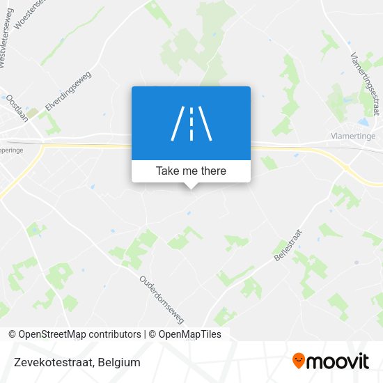 Zevekotestraat map